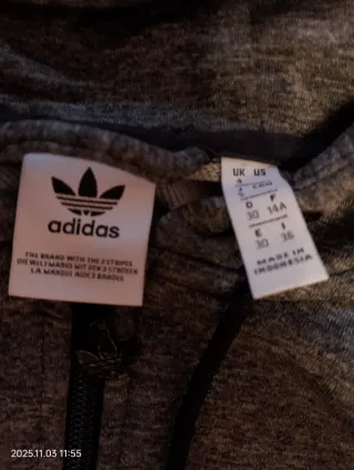 Tuta completa Adidas grigia taglia 36, S