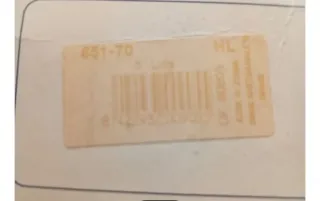 Picaporte Azbe 651-70 para embutir