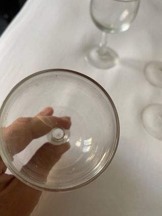 Set 6 Bicchieri Vino Vetro