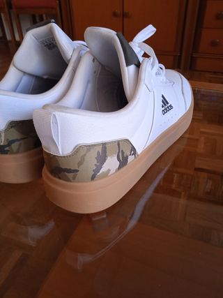 Adidas Bambas Blancas Suela Marrón