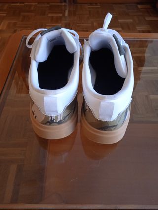 Adidas Bambas Blancas Suela Marrón