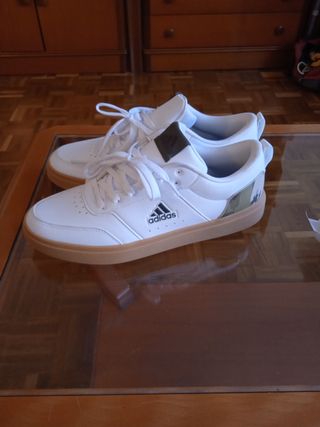 Adidas Bambas Blancas Suela Marrón