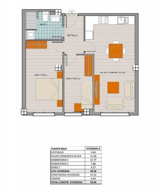 Piso en venta en Petrer