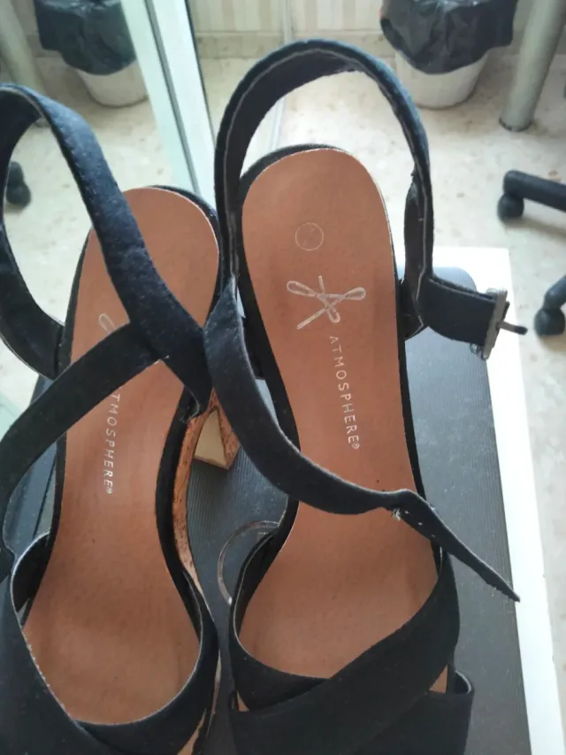 Scarpe con tacco alto nere Atmosphere