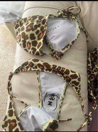 Bikini brasileño estampado animal print