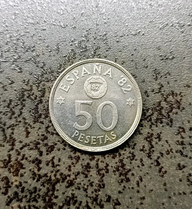 Moneda 50 Pesetas Juan C. 1980 Mundial España 82