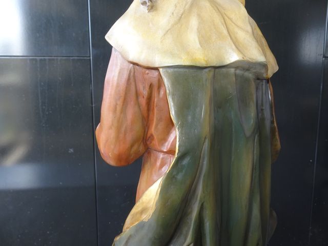 Virgen con Niño figura resina