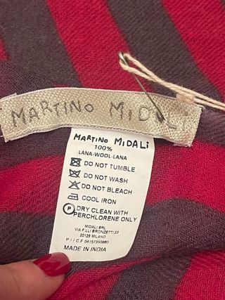 Sciarpa Martino Midali 100% Lana