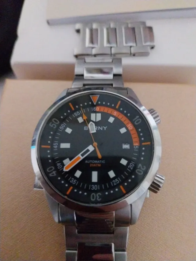 Reloj Berny Automático Miyota 8221 parada segund