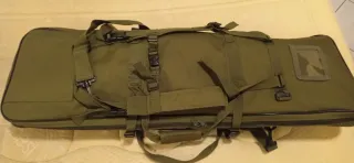 Borsa porta fucile militare verde con M4