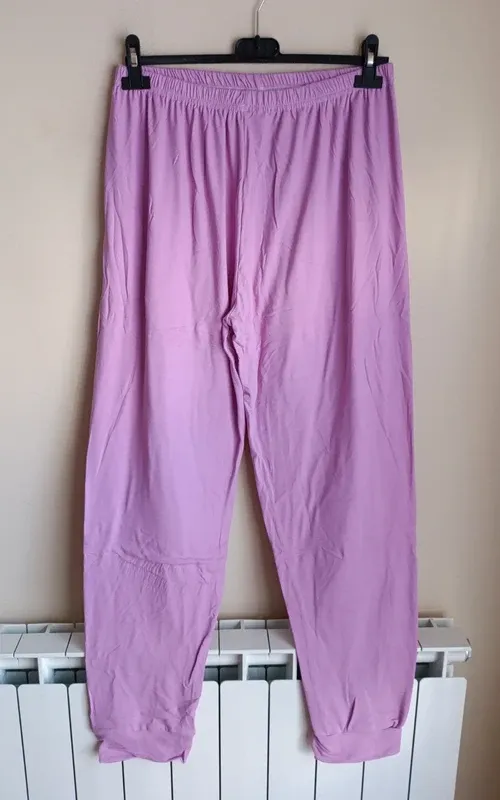 Pijama Lila Gato Estampado Talla 3XL