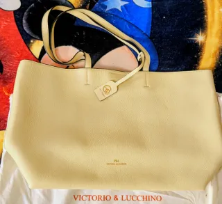 Bolso Victorio & Lucchino Amarillo Piel