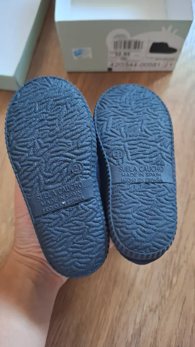 Botas Pisamonas Azul Marino Talla 21