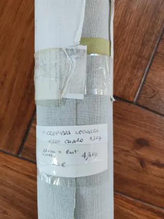 Microfibra leggera verde chiaro 8 mt