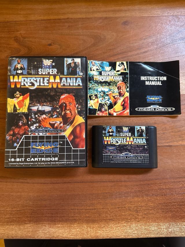 Videojuego Super WrestleMania SEGA Mega Drive