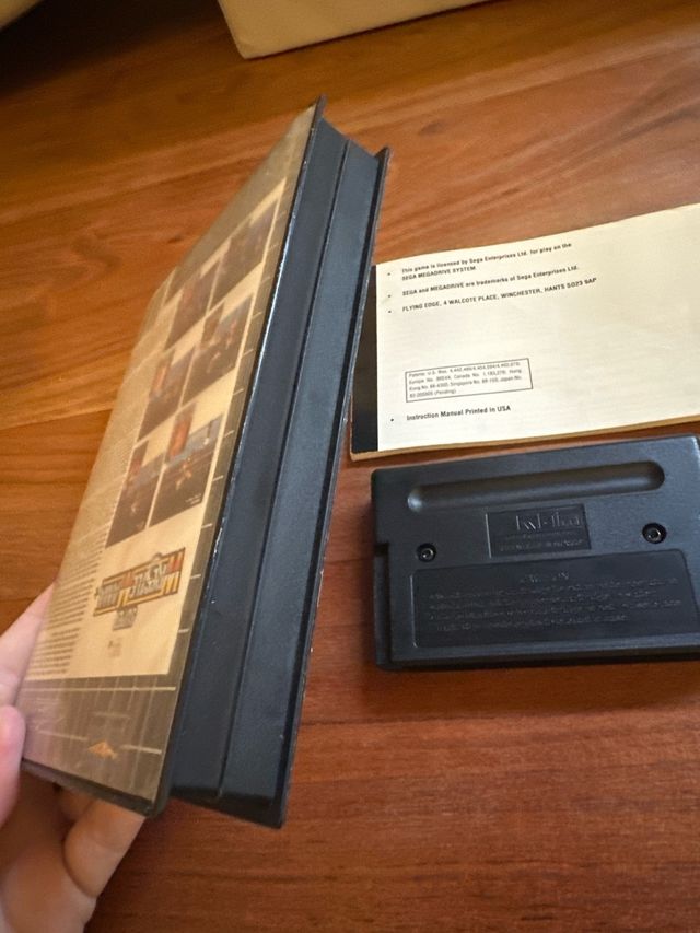 Videojuego Super WrestleMania SEGA Mega Drive