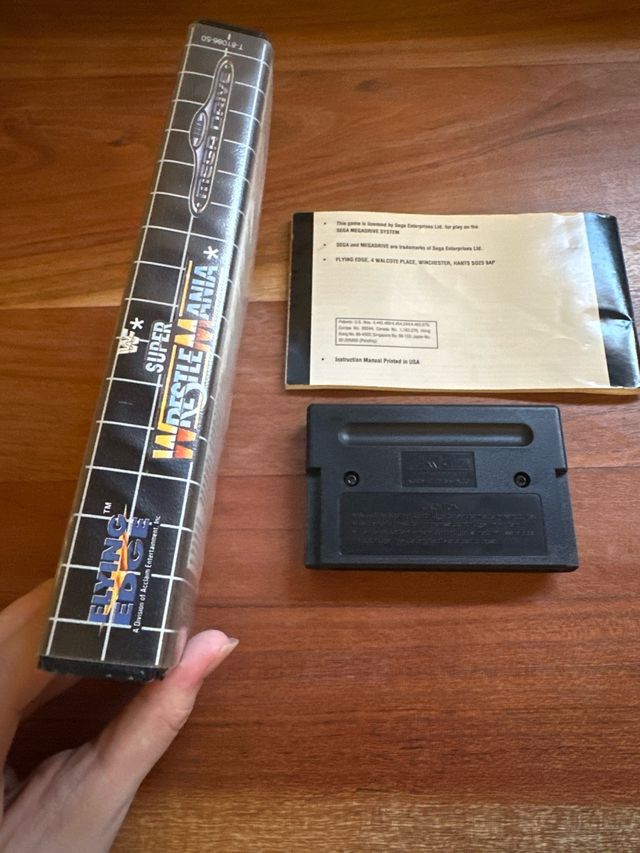 Videojuego Super WrestleMania SEGA Mega Drive