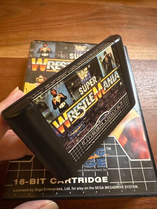 Videojuego Super WrestleMania SEGA Mega Drive