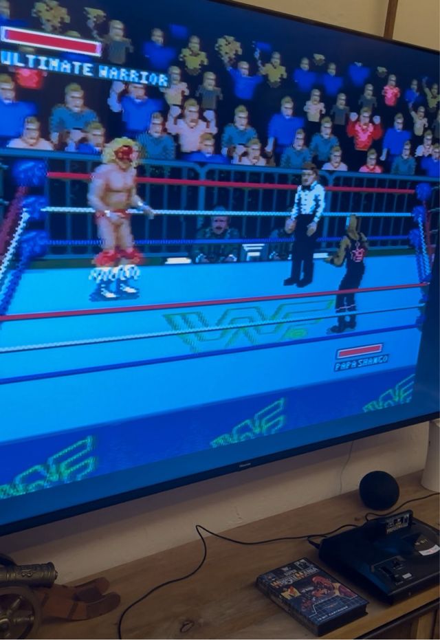 Videojuego Super WrestleMania SEGA Mega Drive