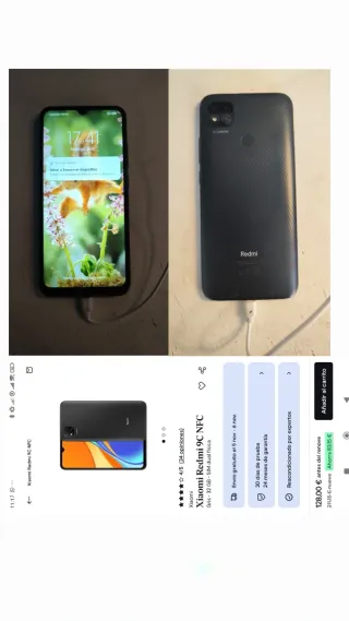 Xiaomi Redmi 9C NFC Gris 32GB Dual SIM