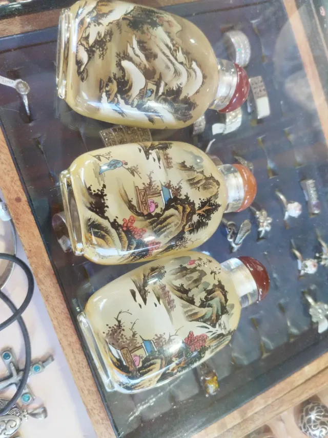 3 Botellas Decorativas Chinas