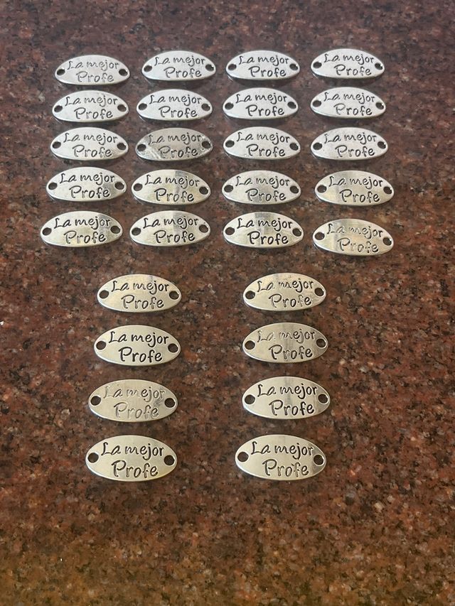 Placa La mejor profe 40x20mm