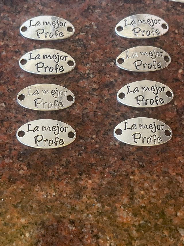 Placa La mejor profe 40x20mm