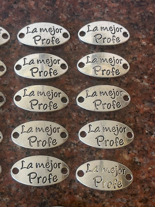 Placa La mejor profe 40x20mm