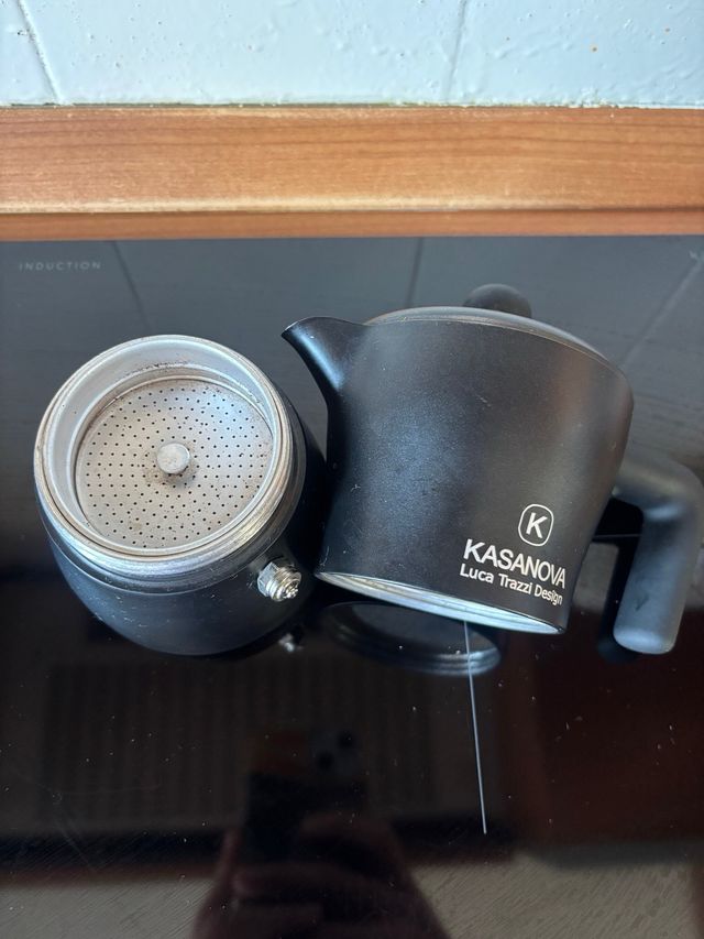 Caffettiera Kasanova 3 tazze induzione nera