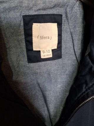 Cazadora niño azul marino