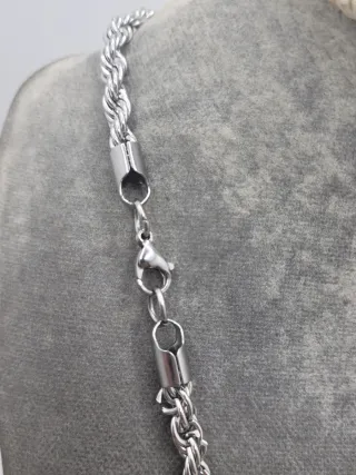 Cadena Salomónica Acero 80cm 6mm