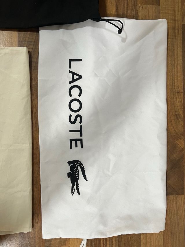 Bolsas de tela de marca (Lacoste, Massimo Dutti)