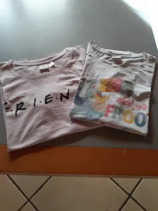 2 T-shirt H&M F.R.I.E.N.D.S & Kellogg's