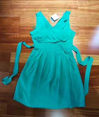 Vestido Naf Naf verde sin estrenar