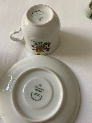 Coppia tazzine con piattini