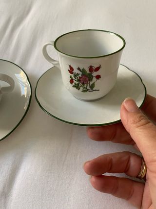 Coppia tazzine con piattini