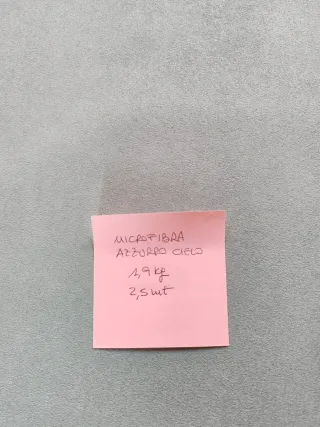 Microfibra azzurro chiaro 2,5 mt