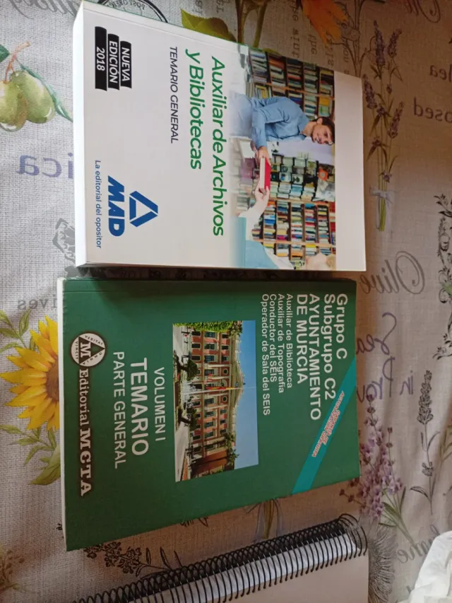 Auxiliar de archivos y bibliotecas. Temario genera