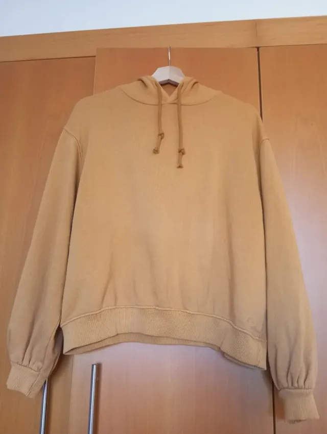 Sudadera Pull&Bear corta XL mostaza
