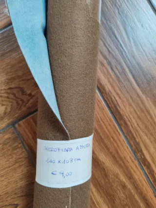 Microfibra spessa azzurra 1 metro