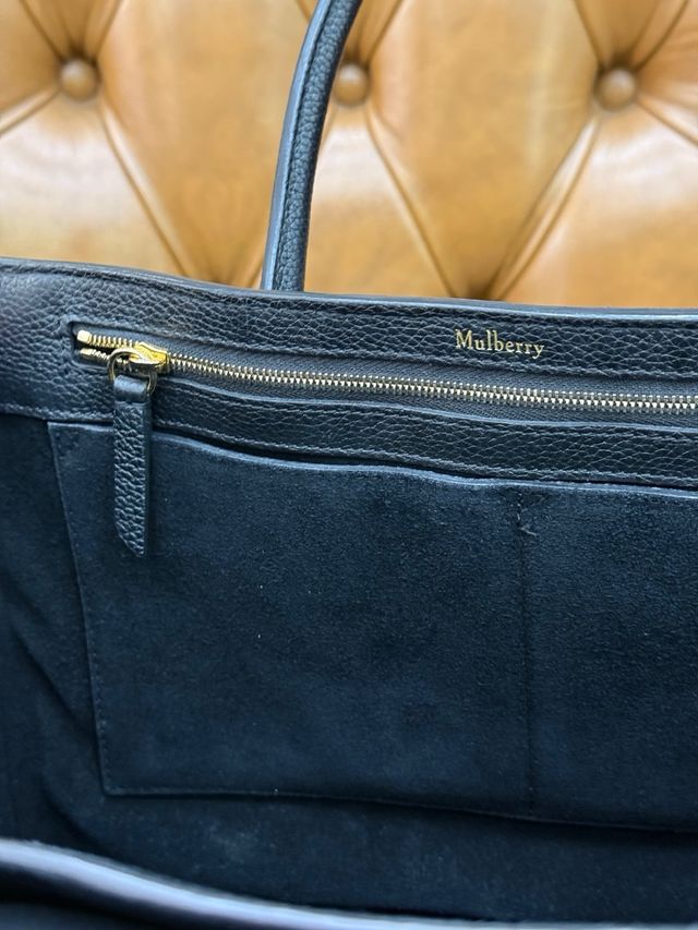 Bolso piel Mulberry negro