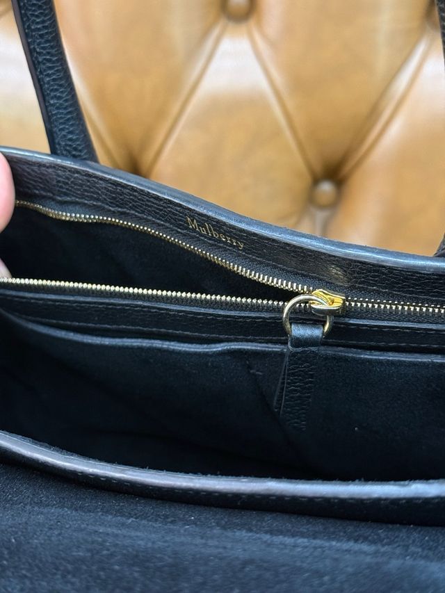 Bolso piel Mulberry negro