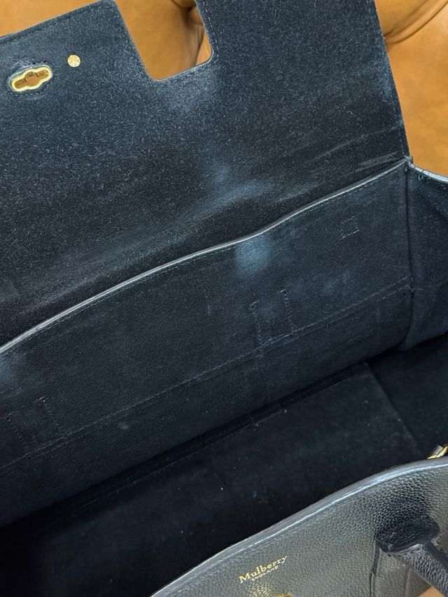 Bolso piel Mulberry negro