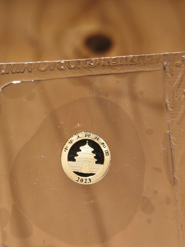 Moneda Oro 1Gr Panda 2023 24K