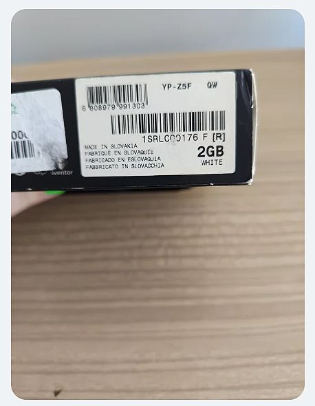 Reproductor MP3 Samsung YP-Z5F Plata/Blanco