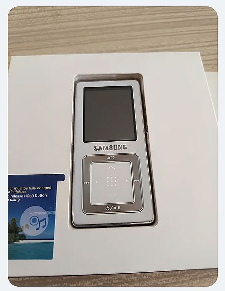 Reproductor MP3 Samsung YP-Z5F Plata/Blanco