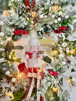 Ghirlanda schiaccianoci cuoco Natale