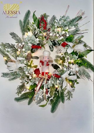 Ghirlanda schiaccianoci cuoco Natale