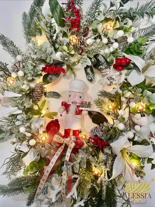 Ghirlanda schiaccianoci cuoco Natale