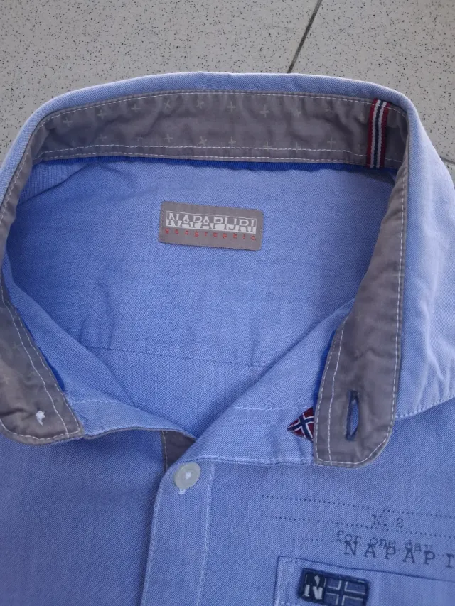 Camicia Napapijri Uomo Blu